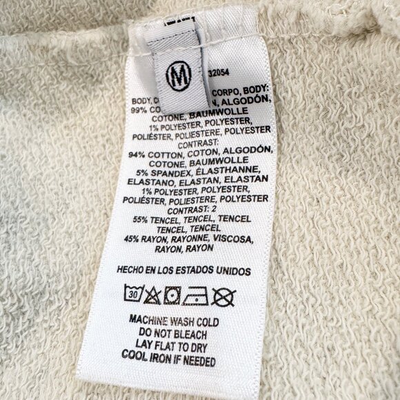 T.La Ribbed Trim Pocket Crewneck Pullover Sweatshirt Lounge Anthropologie Medium - Picture 7 of 10